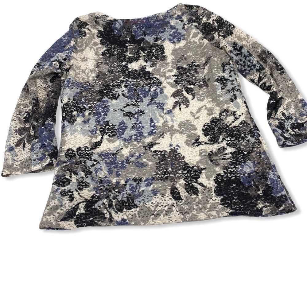 Peck and Peck 3/4 Sleeve Top Size Small